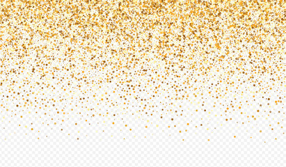 Golden Splash Holiday Transparent Background. 