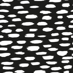Seamless vector pattern with brush strokes.