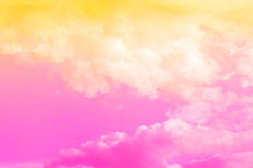 Fototapeta premium sky and cloud background with a pastel color.