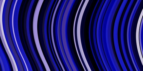 Light Purple vector texture with wry lines. Brand new colorful illustration with bent lines. Best design for your posters, banners.