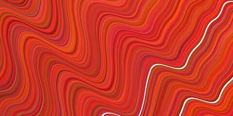 Light Orange vector pattern with bent lines.