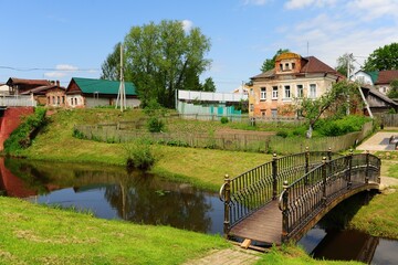 Fototapeta premium Vyatskoe village, Yaroslavl, Russia