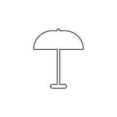 Umbrella icon. Beach symbol modern, simple, vector, icon for website design, mobile app, ui. Vector Illustration