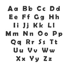 Black English alphabet