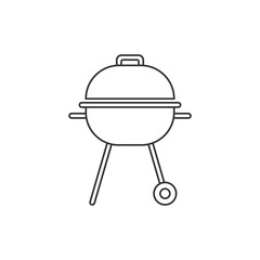 Barbecue icon. BBQ grill symbol modern, simple, vector, icon for website design, mobile app, ui. Vector Illustration