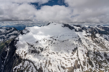Basodino peak glacier, Alps, Switzerland