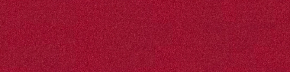 Red grunge felt useful for christmas background. Panoramic seaml