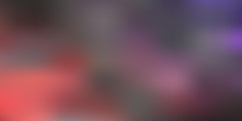 Dark pink, yellow vector blurred background.