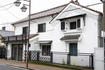Old house of  Shirakawa Station on Oshu Road, in Shirakawa City, Fukushima Prefecture, Japan