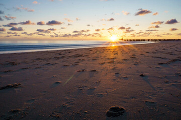 Sunset at the beach