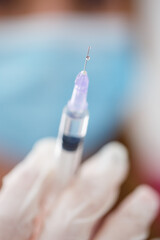 Cosmetology concept. Current trends in cosmetic procedures. Beauty Injections