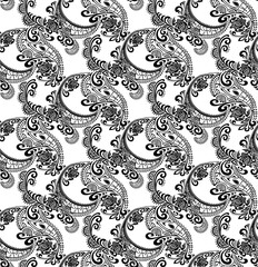 ornamenatl paisley seamless pattern, texture effect. Indian ornament.