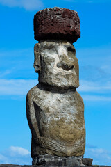 Moai, Ahu Tongariki, Rapa Nui National Park, Easter Island, Chile, Unesco World Heritage
