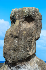 Vaihu Moai, Rapa Nui National Park, Easter Island, Chile, Unesco World Heritage Site