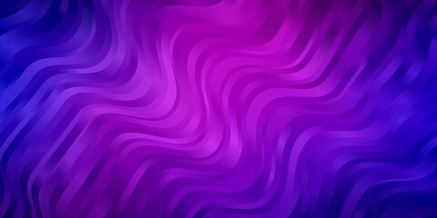 Light Purple, Pink vector background with lines. Illustration in halftone style with gradient curves. Pattern for websites, landing pages.