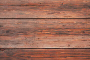 Obraz premium wet wooden boards. background from natural wood in red-brown tones.
