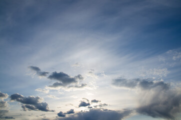 Sky with clouds