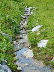 Creek in the alps near Schr&ouml;cken in Austria