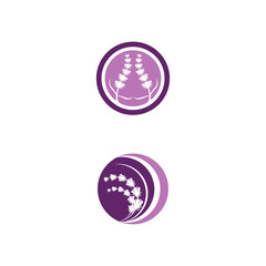 Lavender Logo Template vector symbol