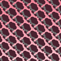 Vector rhythmic geometric elements background