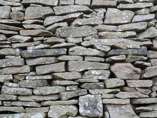 Drystone wall texture