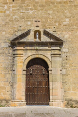 Fototapeta premium Entrance to the Santa Maria La Mayor church in Ronda, Spain