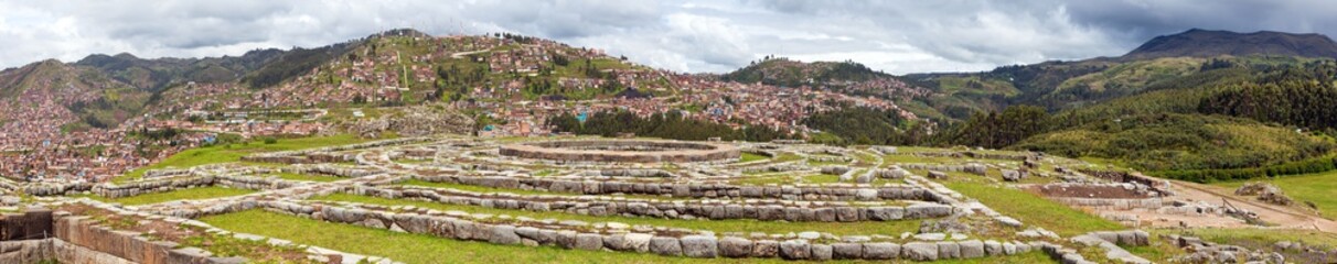 Obraz premium Sacsayhuaman, Inca ruins in Cusco or Cuzco town, Peru