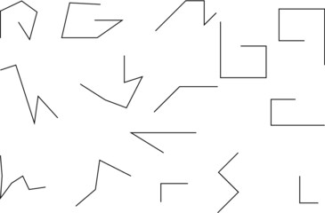 Grunge Dirt Arrow Vector. Dry Brush Stroke . Curved arrow set . sideways. black sign.  element for your design . distressed direction