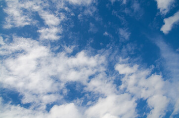 Blue sky with clouds