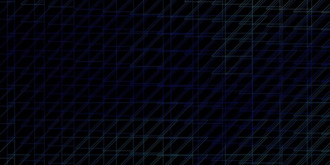 Dark BLUE vector texture with lines. Geometric abstract illustration with blurred lines. Pattern for booklets, leaflets.