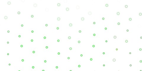 Light green, yellow vector template with circles.