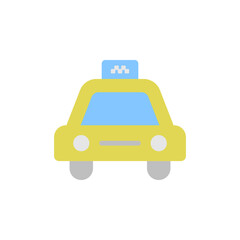 Taxi, car icon. Simple color vector elements of taxi service icons for ui and ux, website or mobile application