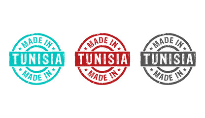 Made in Tunisia stamp and stamping
