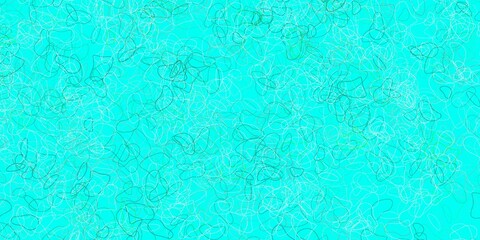 Light green vector pattern with abstract shapes.