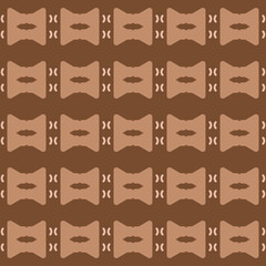 Vector seamless pattern texture background with geometric shapes, colored, brown colors.