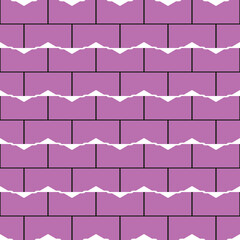 Naklejka premium Vector seamless pattern texture background with geometric shapes, colored in violet, black, white colors.