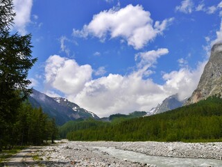 mountain landscape in north italy