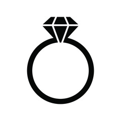 ring icon vector