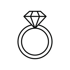 ring icon vector