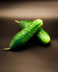Homegrown cucumbers 