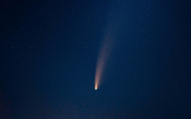 Naklejka na ściany i meble Comet C/2020 F3 Neowise visible in our sky.