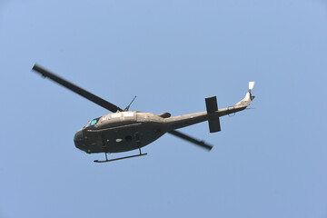 helicopter in flight