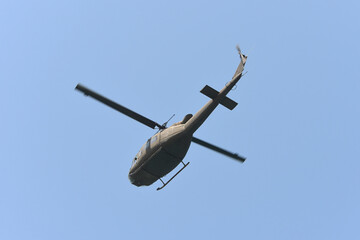 helicopter in flight