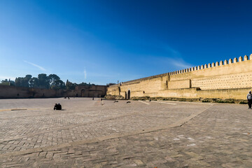 View of Medina in fes morocco, photo as background
