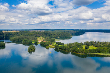 Aussicht auf den Feldberger Haussee in Brandenburg