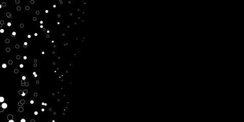 Dark Gray vector texture with disks. Modern abstract illustration with colorful circle shapes. Design for posters, banners.