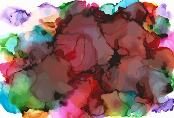 Modern creative design,  background marble texture. Alcohol ink. Vector illustration.