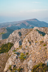 Mountains in middle Asia