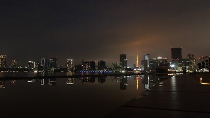 Fototapeta na wymiar 夜の東京タワー　夜景