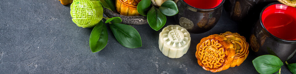 Traditional Chinese mooncakes